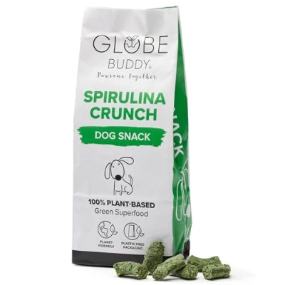 Imagen de Snack para Perros Globe Buddy Spirulina Crunch con espirulina y Algas La elección sostenible Sin Cereales