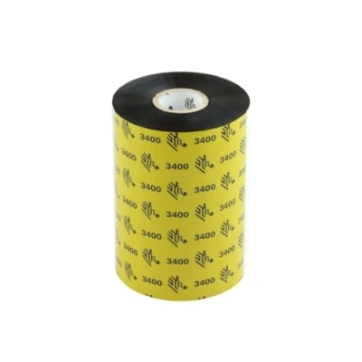 Imagen de Zebra 3400 Wax/resin Thermal Ribbon 174mm X 450m Cinta Para Impresora