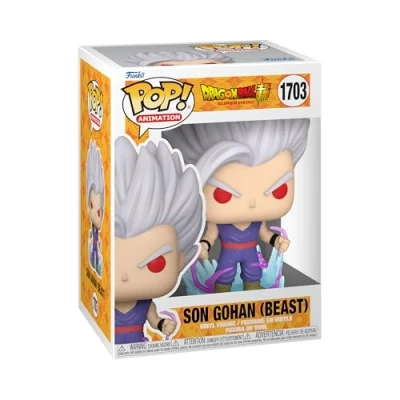Imagen de Funko Pop! Animation: DBSSH Gohan UI 1/6 de Probabilidades Obtener la RARA Variante Chase Brilla en Oscuridad Dragon Ball Super Hero Figura Vinilo Coleccionable Anime Fans