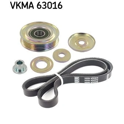 Imagen de SKF VKMA 63016 Juego de correas trapeciales poli V HONDA: CIVIC 6 Hatchback, Stufenheck