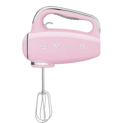 Imagen de SMEG Hand Mixer 9 Settings Pink HMF01PKEU
