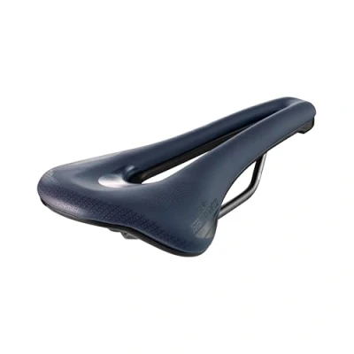 Imagen de Selle San Marco SHORTFIT 2.0 Supercomfort Racing Sillín de Bicicleta Gravel y Bikepacking, Ligero Cómodo, con Agujero Anatómico Capa Extra Gel, Cuadro Acero Resistente Talla S3, Azul