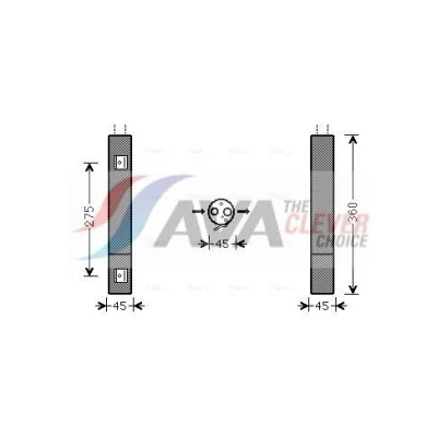 Imagen de PRASCO MSD471 Filtro Deshidratante R 134 A Aluminio MERCEDES BENZ: Clase