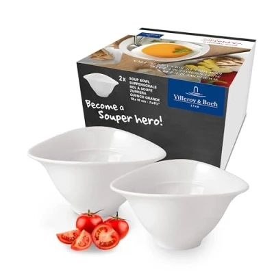 Imagen de Villeroy &amp; Boch Soup Bowls Vapiano 16 x 18 cm 2 Pieces