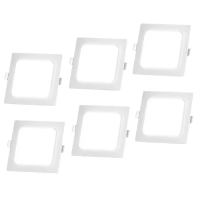 Imagen de Aigostar Downlight LED Empotrado,6W 620LM LED,6500K Luz Blanca Fría,Focos De techo,Ojo Buey LED,Adecuado para salón,dormitorio,cocina,pasillo.Ф95 100mm,Paquete 6