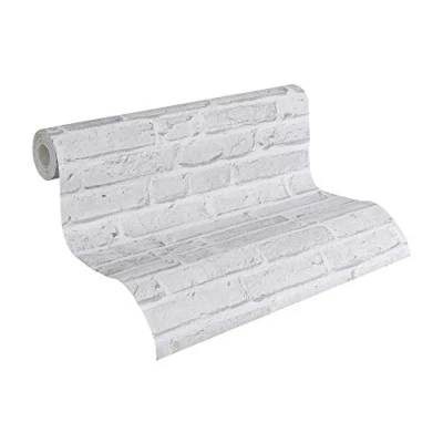 Imagen de Papel pintado Efecto Piedra Elements A.S. Création tejido no 10.05 m x 0.53 Gris Fabricado en Alemania 942832 94283 2