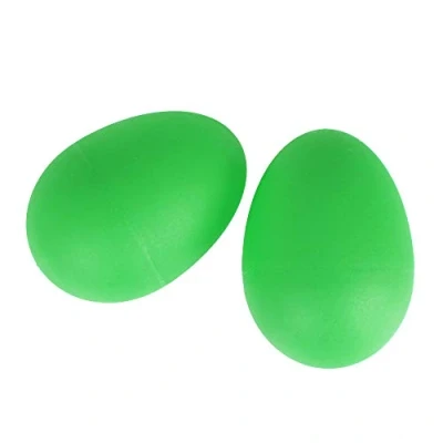 Imagen de A Star 2 Pcs/Par Huevos de plástico Verde Rhythm Egg Maracas