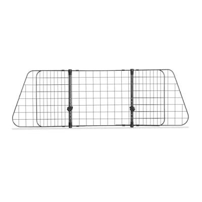 Imagen de Relaxdays Barrera Perros Coche, Rejilla Separadora Universal Grande, Anchura Ajustable, 40 x 92 157 cm, Negro