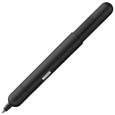 Imagen de Lamy pico black bolígrafo de bolsillo innovador con un clic en tamaño completo cuerpo metálico y ancho trazo M recambio compacto 22 negro incl.
