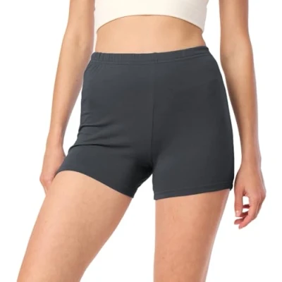 Imagen de Merry Style Pantalones Cortos para Mujer Mallas Cortas Deportivas Shorts de algodón MS10 392 (Grafito, S)