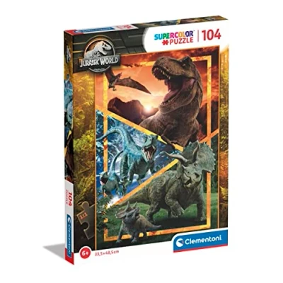 Imagen de Clementoni Puzzle Infantil Super 104 Piezas Jurassic World Desde 6 años (27181)