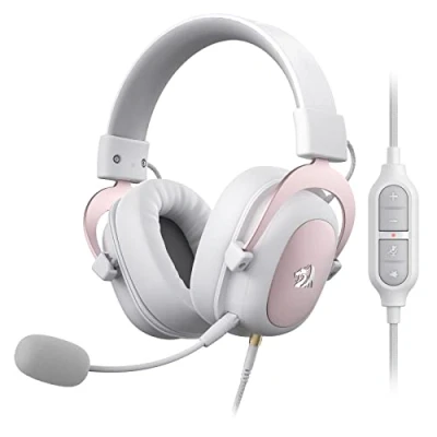 Imagen de Redragon H510 Auriculares con Cable para Juegos, Sonido Envolvente 7.1, Almohadillas de Espuma viscoelástica, Controladores 53 mm, Micrófono Desmontable, for PC/PS4 y Xbox One, Nintendo Switch