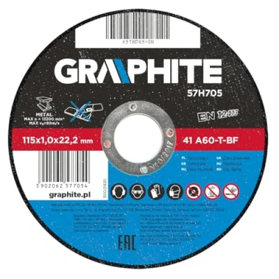 Imagen de GRAPHITE 57H705 Disco lija, amolador angular 115 1.0
