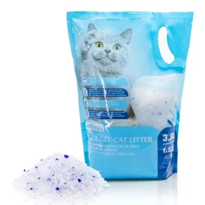 Imagen de Nobleza Arena para Gatos de sílice Camada Gatitos Gel Diamante 3.8L Absorbente, Cómodo Biodegradable