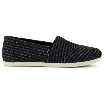 Imagen de TOMS Alpargata Cloudbound, Mocasín Plano Mujer, Negro Repreve Waffle, 35.5 EU