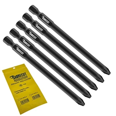 Imagen de 5 x SabreCut SC116PZ2_5 116 mm PZ2 Compatible con Hilti SMD 57 SMD57 1/2 Destornillador para paneles de yeso intercalado alimentación automática Broca pistola