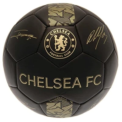 Imagen de Chelsea F.C. Balón de fútbol (Talla 5), Color Negro