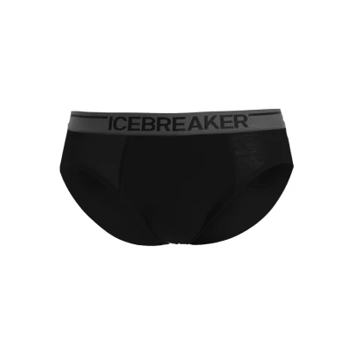 Imagen de Icebreaker Merino Anatomica Briefs Braguitas, Hombre, Talla: Large, Black/monsoon
