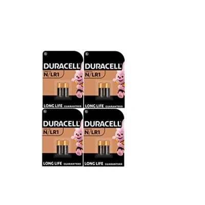 Imagen de 8 pilas Duracell N/LR1 E90 (4 blísters de 2 baterías)