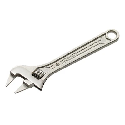 Imagen de Engineer twm 07 Smart llave inglesa ajustable con mandíbulas ultrafinas (solo 2 mm de grosor) para tuerca BNC, cónica, ruedas silla, volumen, etc., color plateado