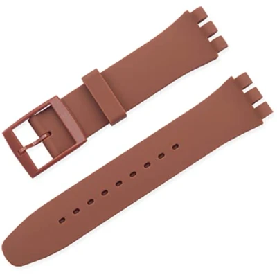 Imagen de BBZ 16MM Correa de silicona compatible con Swatch Watch strap