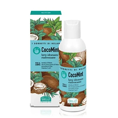 Imagen de Helan, I Sorbetti CocoMint Crema Corpo Idratante Pelle Secca Fluida, Profumata Donna e Uomo Rinfrescante con Menta, Olio di Cocco Vitamina C, Latte Profumato E, 150 ml