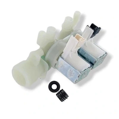 Imagen de DL pro Electroválvula doble 180 10,5 mm para lavadora Indesit C00110333 C00093843 Whirlpool Bauknecht 482000022813