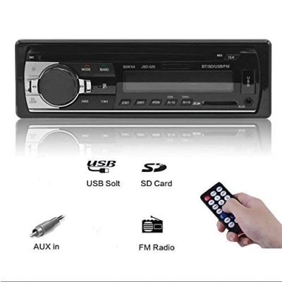 Imagen de Ezonetronics Autoradio Bluetooth 1 DIN, Manos Libres Estéreo de Coche, Apoyo Reproductor MP3, Llamadas Libres, Función Radio, y Archivo