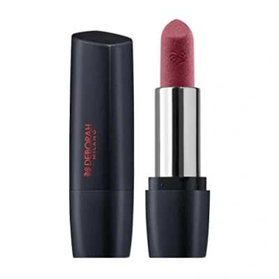 Imagen de Deborah Pintalabios Milano Red Mat N.17 First Kiss Finish Ultra Mate, de larga duración, con colágeno, ácido hialurónico y extracto aguacate para labios nutridos, hidratados, suaves repolvados
