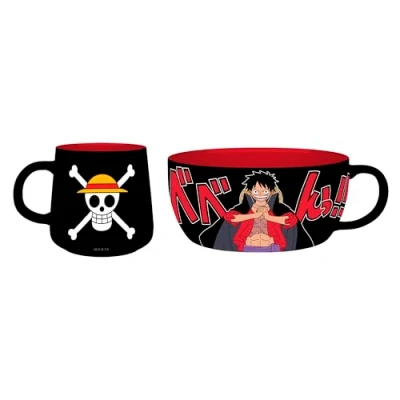 Imagen de ABYSTYLE One Piece Juego de desayuno con taza y cuenco Luffy