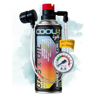 Imagen de COOL5 refrigerante r134a coche 2in1 HOBBY con manguera de presión integrada manómetro