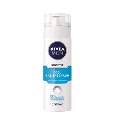 Imagen de Nivea Men Rasierschaum Sensitiv fresco de 200 ml, Paquete 4er (4 x ml)