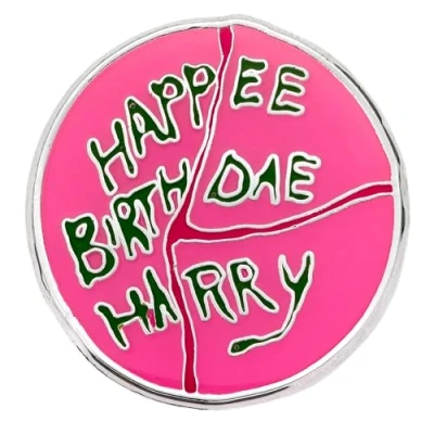 Imagen de Harry Potter Happee Birthdae Pin de Cake, talla única, Zinc, No es una piedra preciosa