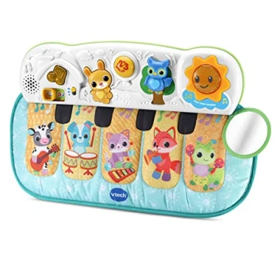 Imagen de VTech Baby Piano bebé Pataditas musicales Juguete de cuna para bebés +3 meses Versión ESP Multicolor
