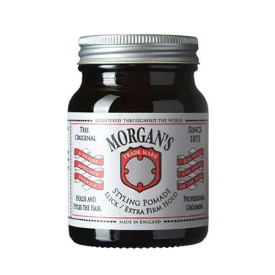 Imagen de Morgan&#039;s Pomade Pomada para Estilizar Cabello Looks Pulidos, Alta Brillo y Fuerte Sujeción, Adecuada Grueso e Indisciplinado, Ideal Estilos Voluminosos 100g