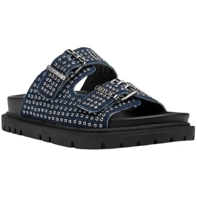 Imagen de Replay JADE Studs Sandalias planas, Mujer, Talla: 39, Blue Zapatos