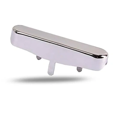 Imagen de Alnicov Tapa de pastilla cuello Guitarra sellado metal para TL Tele Telecaster Style eléctrica Chrome
