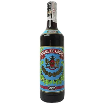 Imagen de 3 x Licores Cherry Rocher Creme Cassis Licor Macerado (Caja de Botellas 1 L)