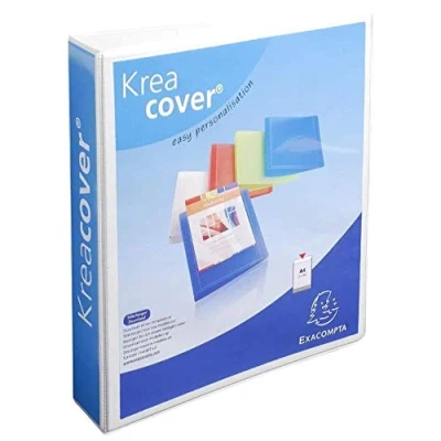 Imagen de Carpeta de anillas Exacompta Kreacover Blanco A4+ (10 Unidades)