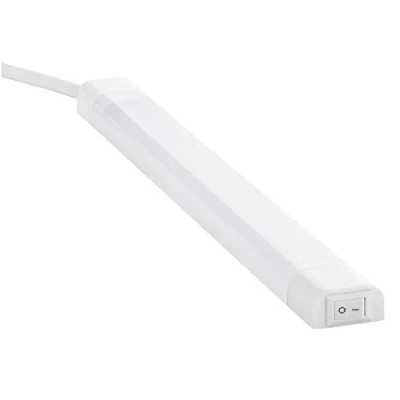 Imagen de SEBSON® LED bajo mueble 30cm, Tiras de luz con enchufe y interruptor, blanco neutro 4000K, 4W Equivale a 25W, 300 Lumen, 230V, IP20, 24x13x300mm
