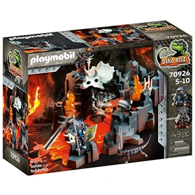 Imagen de PLAYMOBIL Dino Rise 70926 Guardián de la Fuente Lava, con trampas mecánicas, Juguetes para niños a Partir 5 años