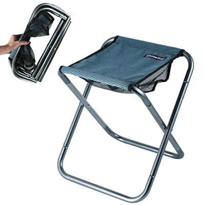 Imagen de Hodeacc Pequeño Taburete Plegable portátil, Mini sillas Plegables para Acampar al Aire Libre,Taburete Acampar,Ligero Acampar,Pescar,Hacer Picnic,Viajar y Caminar