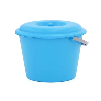 Imagen de Plastiken 6416L CELESTE Cubo basura redondo 16 l. c/tapa