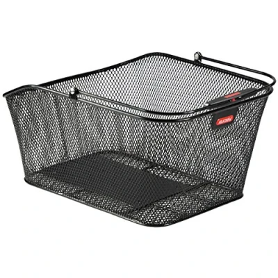 Imagen de KLICK FIX Hinterradkorb 2128019540 Cesta para Rueda Trasera, Unisex, Negro, 41x21x31cm