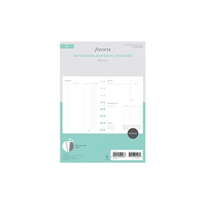 Imagen de Filofax Expense Tracker 132861 Recambio para portátil (A5), color blanco