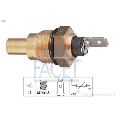 Imagen de FACET 7.3041 Sensor de Temperatura del Refrigerante Made in Italy OE Equivalent TOYOTA: 4Runner, Supra III, Corolla VII Familiar