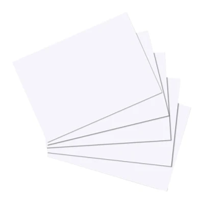 Imagen de Herlitz 10621308 Ficha A5, color blanco, 100 unidades