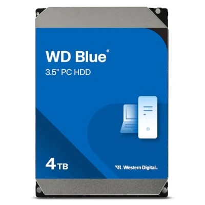 Imagen de WD Blue 4TB para ordenadores de sobremesa. Disco duro interno 3.5&quot;, 5400 RPM Class, SATA 6 GB/s, 256MB Cache, Garantía 2 años