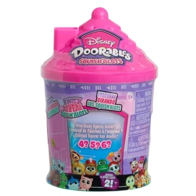 Imagen de Disney Doorables Figuras coleccionables Squish’Alots Series 2, estatuillas de 2,55 cm, 4 a 6 en su Interior, Juguetes para niños Partir 5 años Just Play