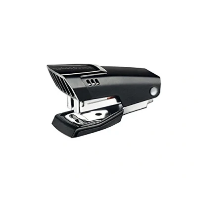 Imagen de Maped Grapadora de Oficina Essentials Metal Mini nº 10 Color Negro Modelo Compacto Manual Quita Grapas Integrado Profundidad Grapado 24 mm